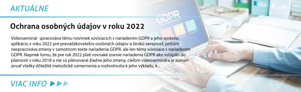 Ochrana osobných údajov v roku 2022